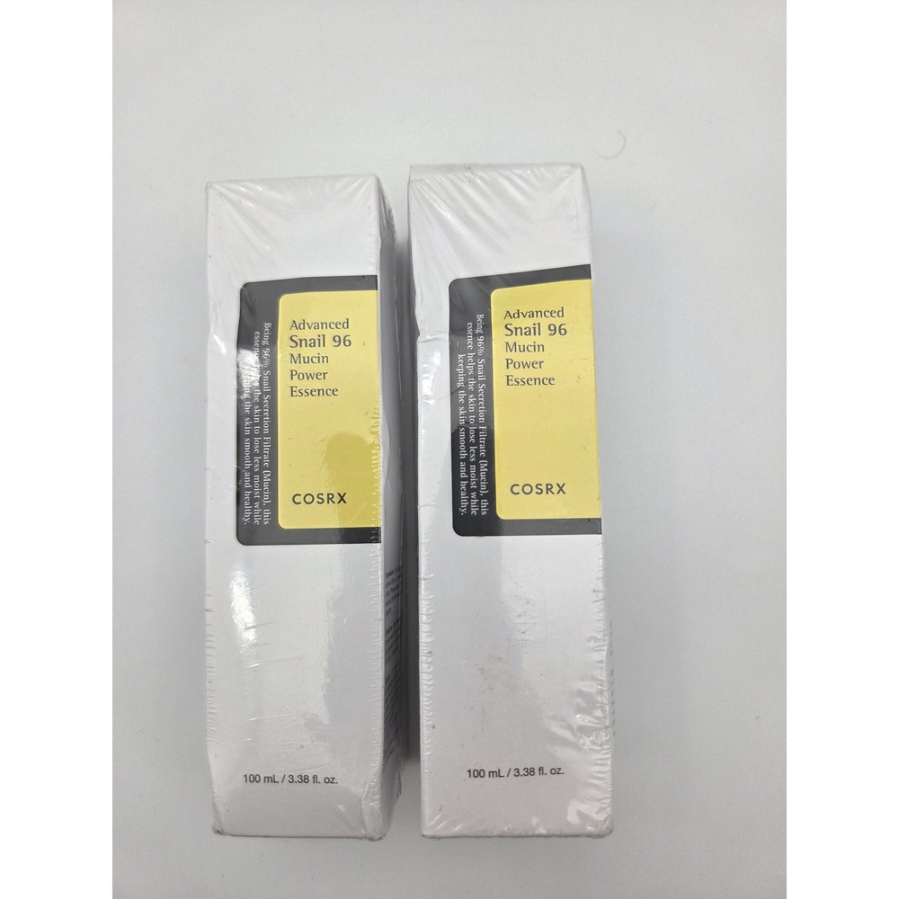 2 pk COSRX Snail‎ Mucin 96% Power Repairing Essence 3.38 Fl.Oz 100Ml